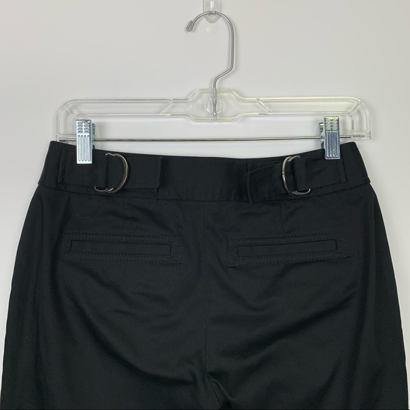 Express Black Crop Trousers Pant Pocket Detailing - Picture 12 of 14